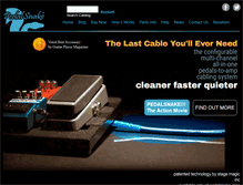 Tablet Screenshot of pedalsnake.com